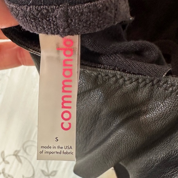 Commando Faux Leather Bralette Top Revolve  – Black – Size Small - Picture 3 of 11
